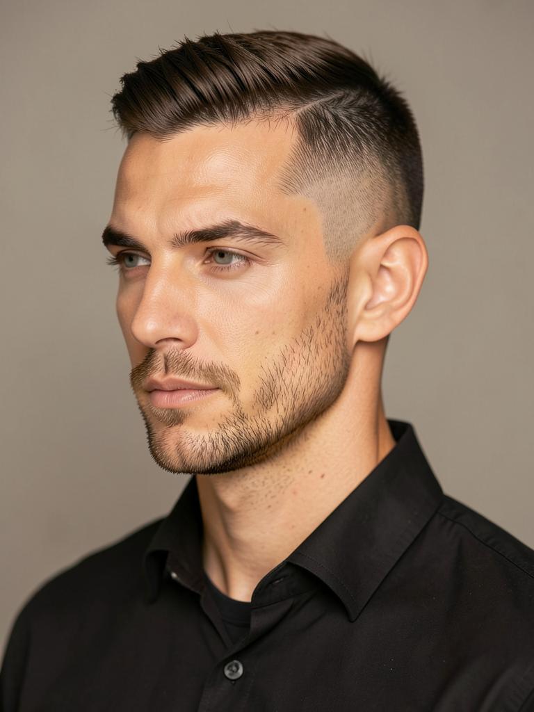 Mid Fade hairstyle reference