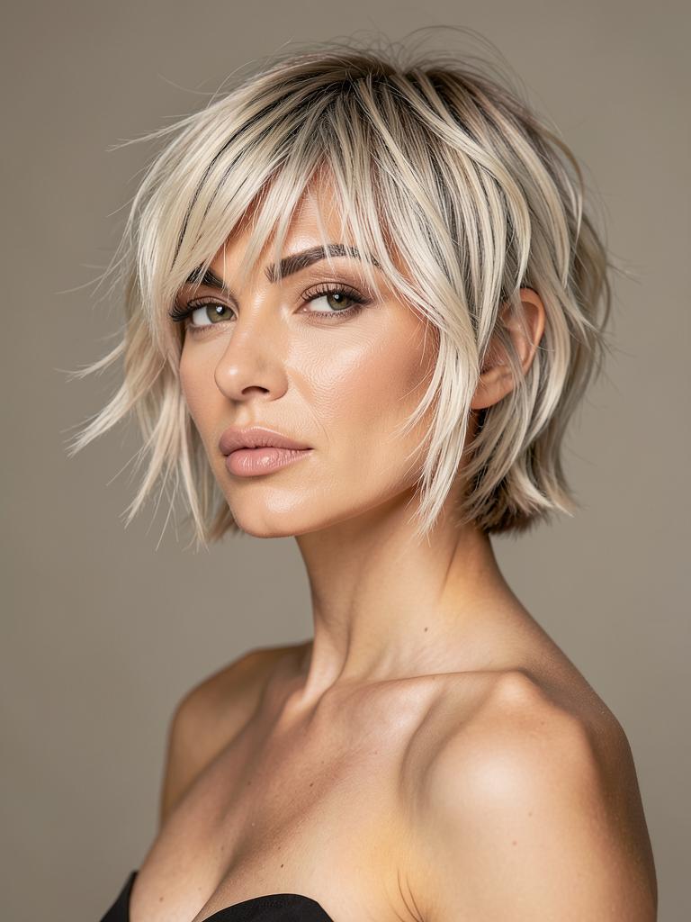 Shag hairstyle reference